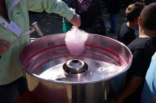 Suikerspinmachine los - incl suikerspinpakket 50 stuks